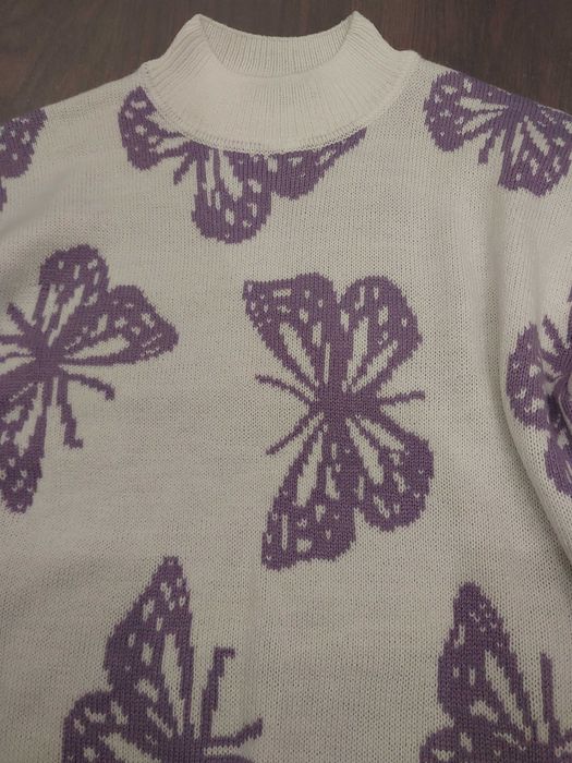 Sweter w motyle 158/164