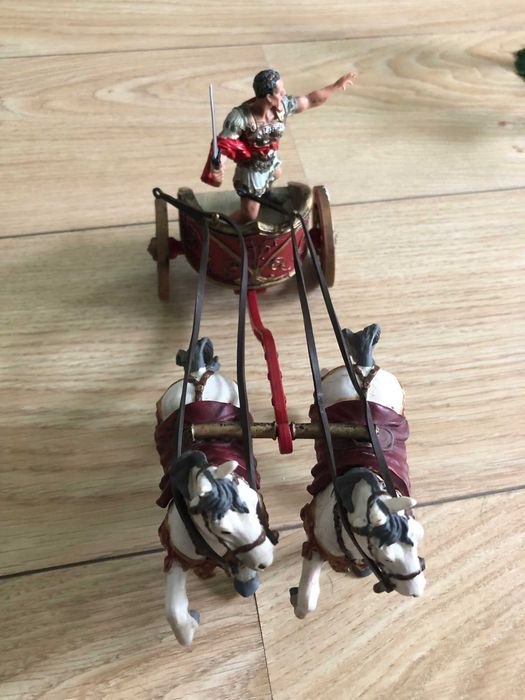 Lote Papo/Schleich completo — cavaleiros, Roma, dragões, cerco (~60 figuras)