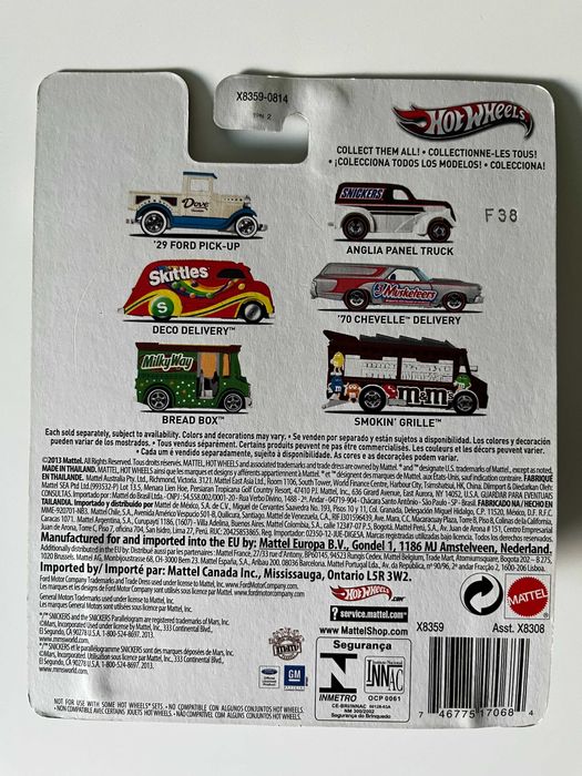 Hot Wheels Anglia Panel Truck Snickers