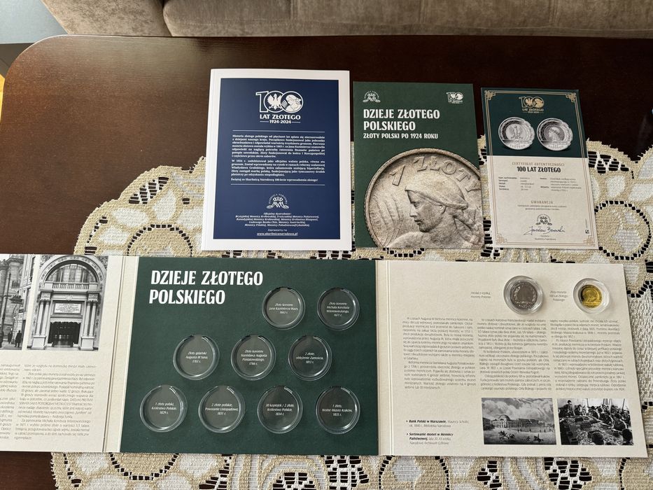 Medal z okazji 100 lat złotego - Skarbnica Narodowa