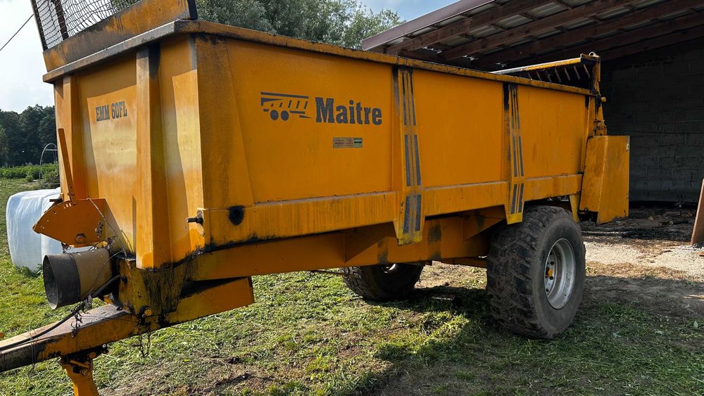 Rozrzutnik obornika MAITRE 6 ton