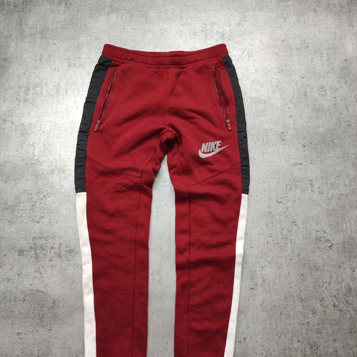 MĘSKIE Dresy Sportowe Bawełna Lampas Logo Suwak Nike Joggery Spodnie
