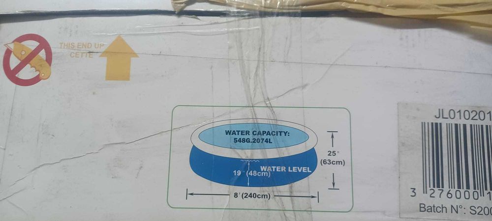 Piscina Redonda com 2,40 mts Diâmetro