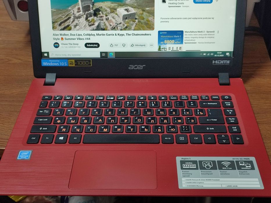 ACER ASPIRE 1 - N17Q4  N5000/4/64GB WIN10