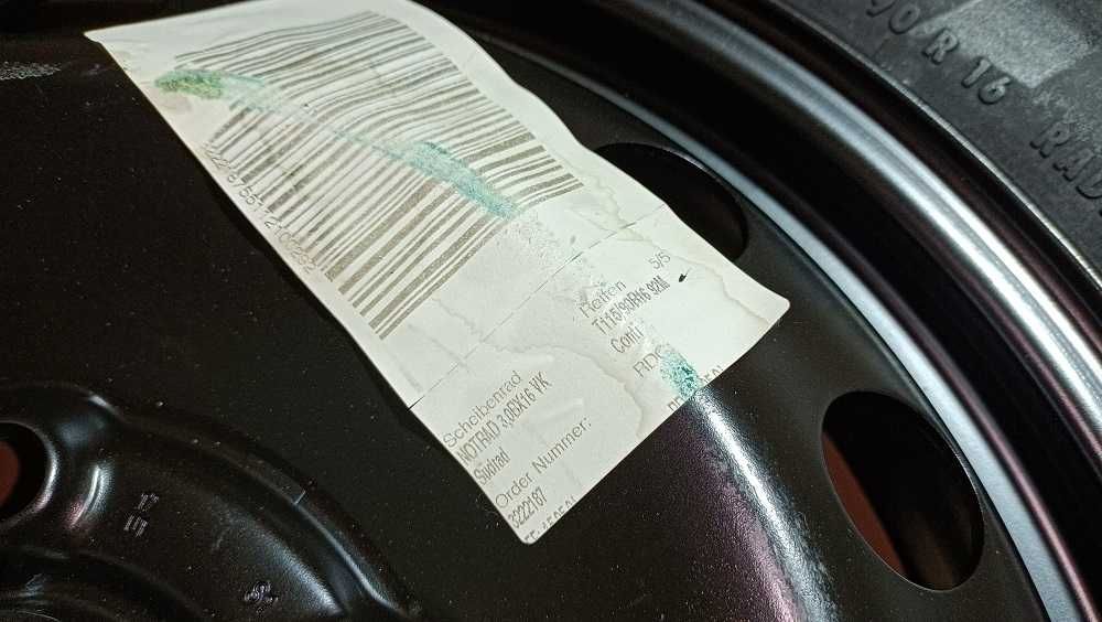 Koło Dojazdowe 16 cali Dojazdówka Bmw E36 E46 E87 E81 E90 E91 E92