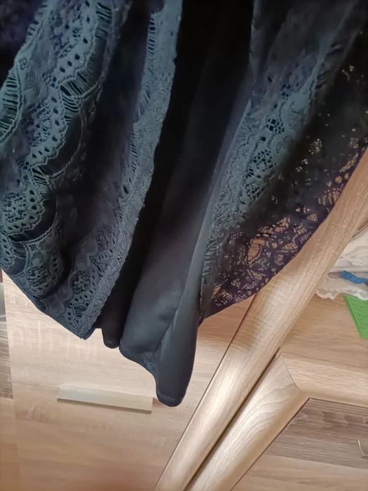 Sukienka czarna damskaz  koronka M