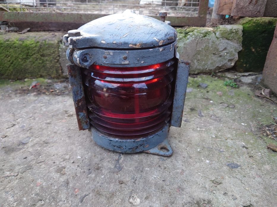 Морський бортовий лівий ліхтар 558МВ-01 Антикваріат морской фонарь