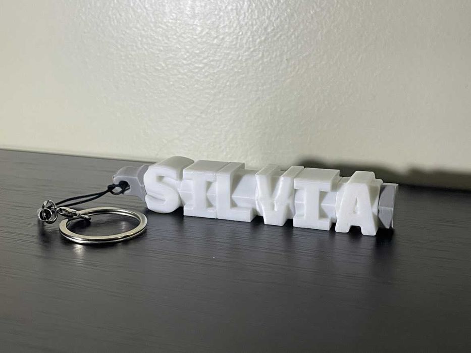 Porta-chaves Personalizado em Impressão 3D – Com o teu nome!