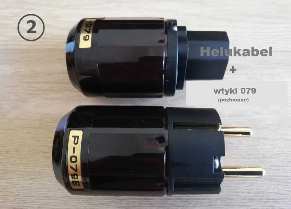 Kabel zasilający HELUKABEL 1,6m - wtyki 037/ Monosaudio/OEM/C7 ósemka