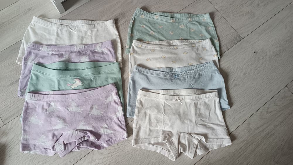 Bokserki 8-pak H&M rozmiar 122/128