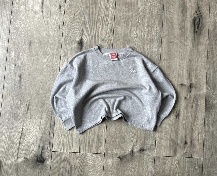 Kappa cropped sweatshirt – rozmiar S, boxy fit, krótka bluza, streetwear