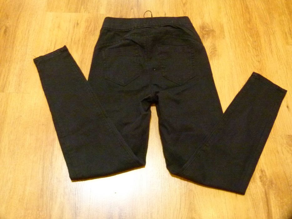 NOWE Primark spodnie jeans jegginsy czarne rozm 32 XXS