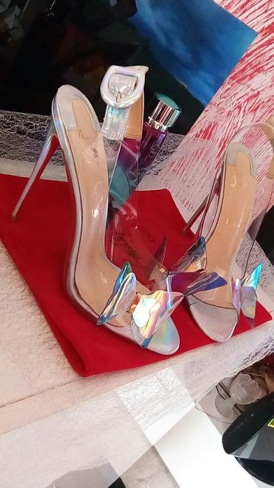 Christiana Louboutin 40 41 42 wkładka 27 cm sandałki motylki