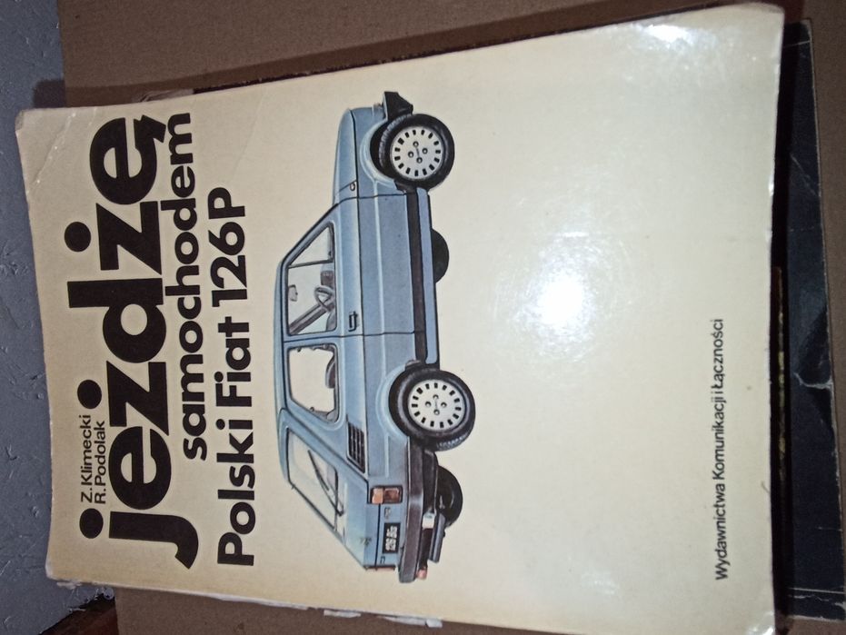 Książka Jeżdzę samochodem Polski Fiat 126 p WKŁ 1988 PRL