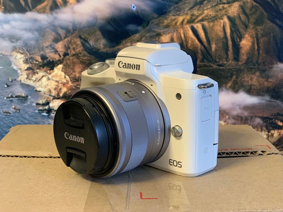Canon EOS M50 Kit 15-45 IS STM White