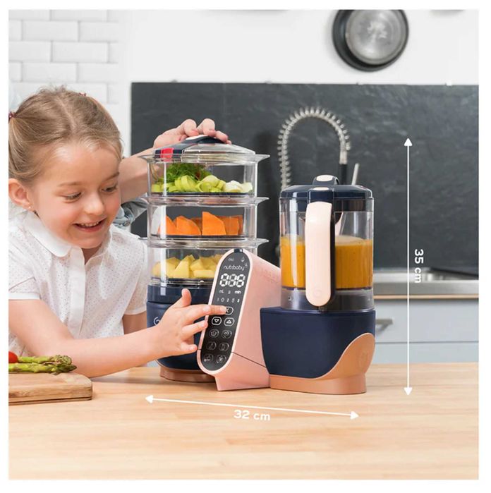 BABYMOOV Robot Cozinha Multifunções 5-em-1 Nutrybaby + XL