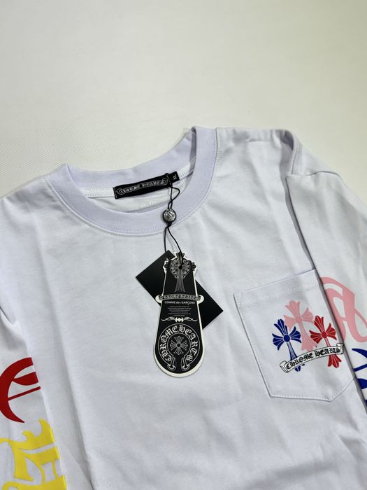 лонгслив Chrome Hearts Multi Colour White
