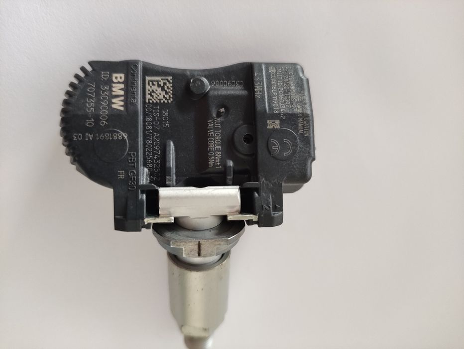 Válvula de pressão de pneus, peças originais BMW