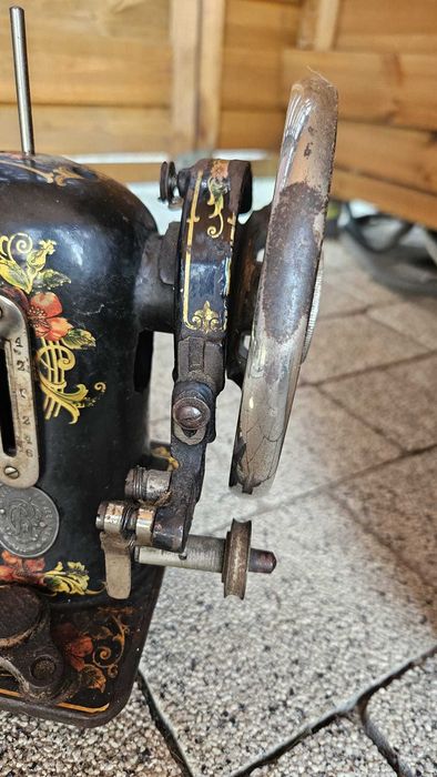 Zabytkowa maszyna do szycia RAST & GASSER – Piękny Vintage / Loft