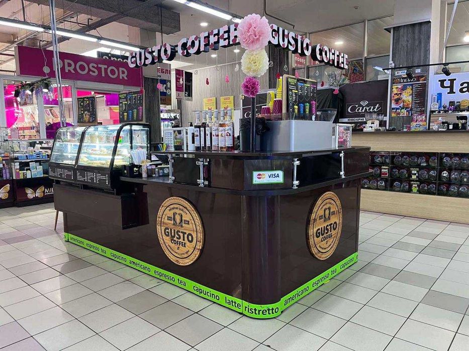 Продаётся кофейня-островок в центре города ТРЦ “Victory Plaza”