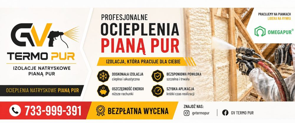 Ocieplenia Pianą Pur