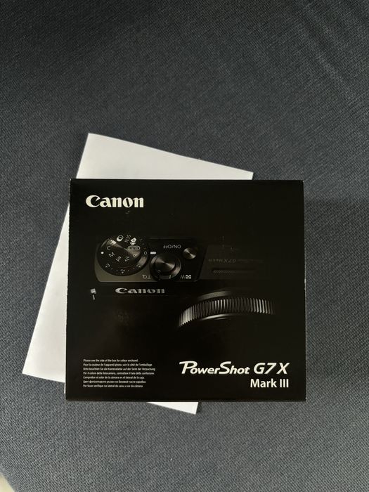 Canon g7x mark III 2 lata gwarancji