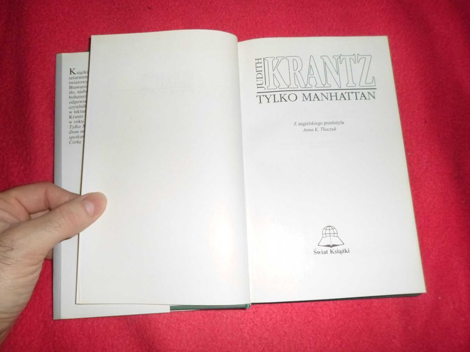 Judith Krantz - Tylko Manhattan [twarda okładka]
