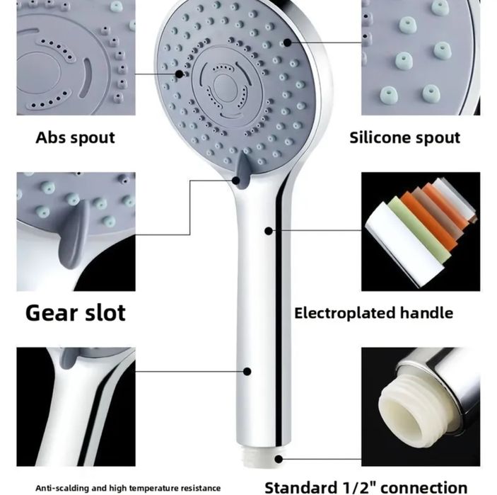 Змішувач для ванни з душем. Повний комплект.
