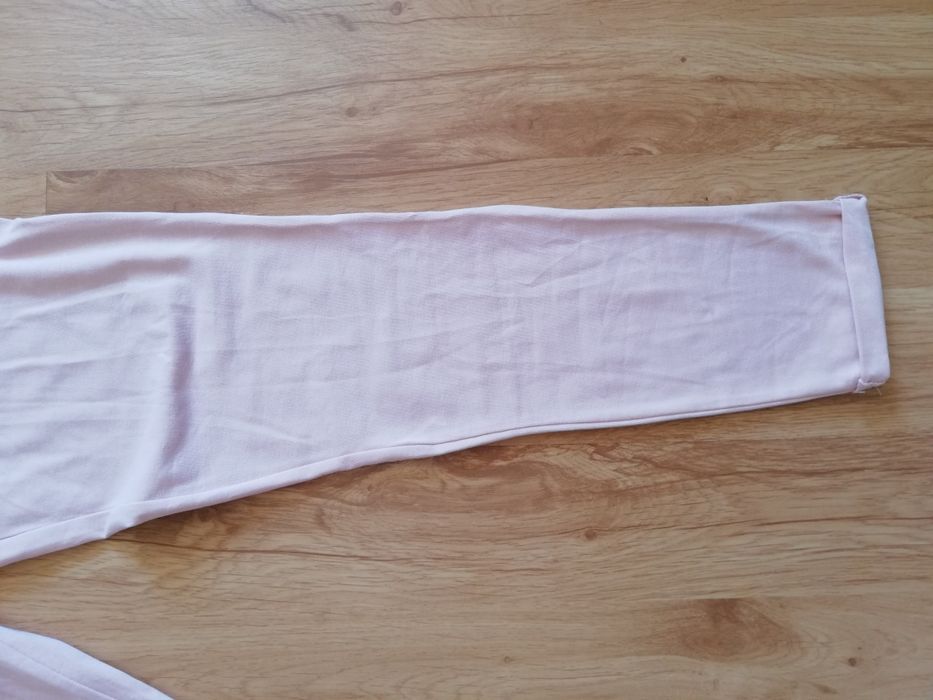 Komplet dresowy dres Flawless  S 36 jasno różowy spodnie bawełniany