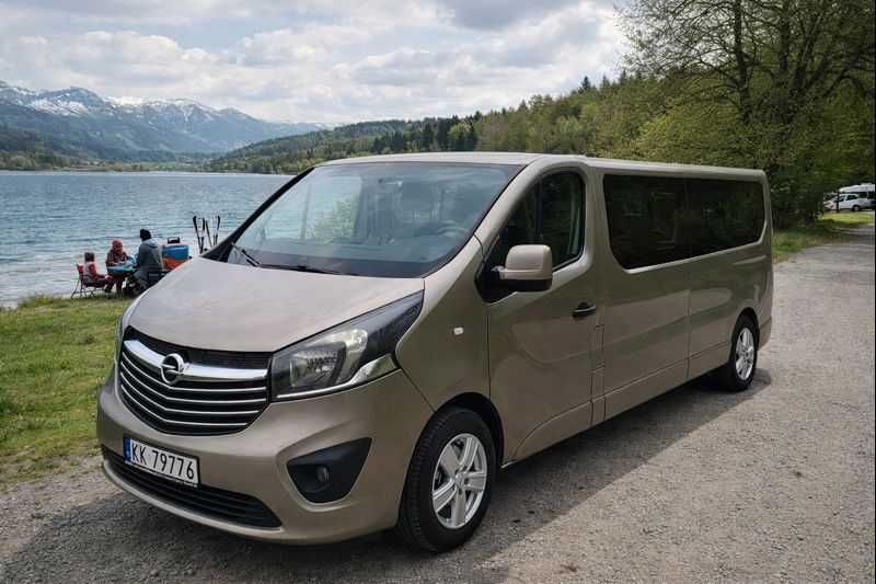 Opel Vivaro LONG 9-os.–wynajem, wakacje, ferie, wyjazdy doba od 145zł