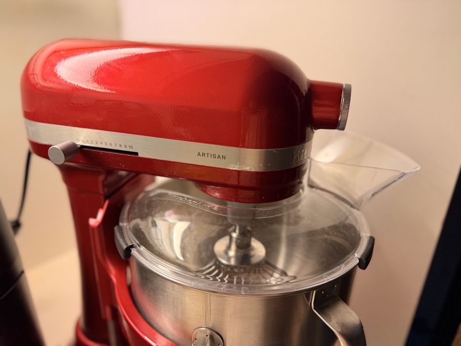 4 LATA GWARANCJI KitchenAid Artisan 6,6l + przystawki jak nowy