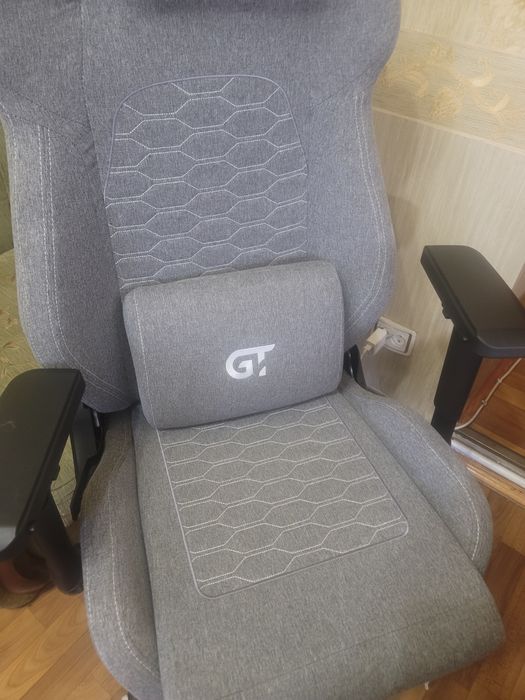 Новое кресло геймерское GT Racer X-8702 Fabric Gray