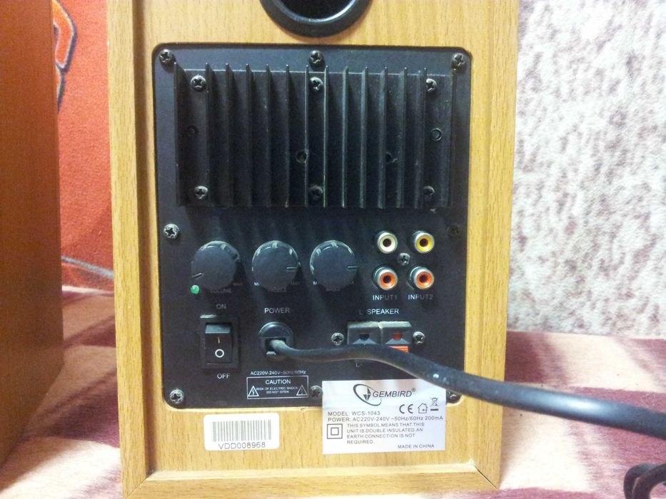 Акустическая система 2.0 Gembird WCS-1043 Wood (WCS-1043 wood)