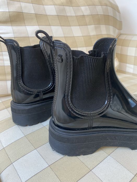 Lemon Jelly galochas botas de chuva sola dupla numero 37