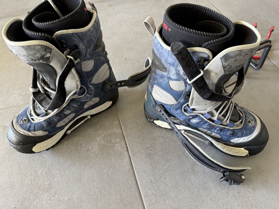 Prancha Snowboard com botas