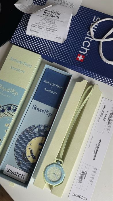 AP x Swatch Royal Pop | Blaue Acht