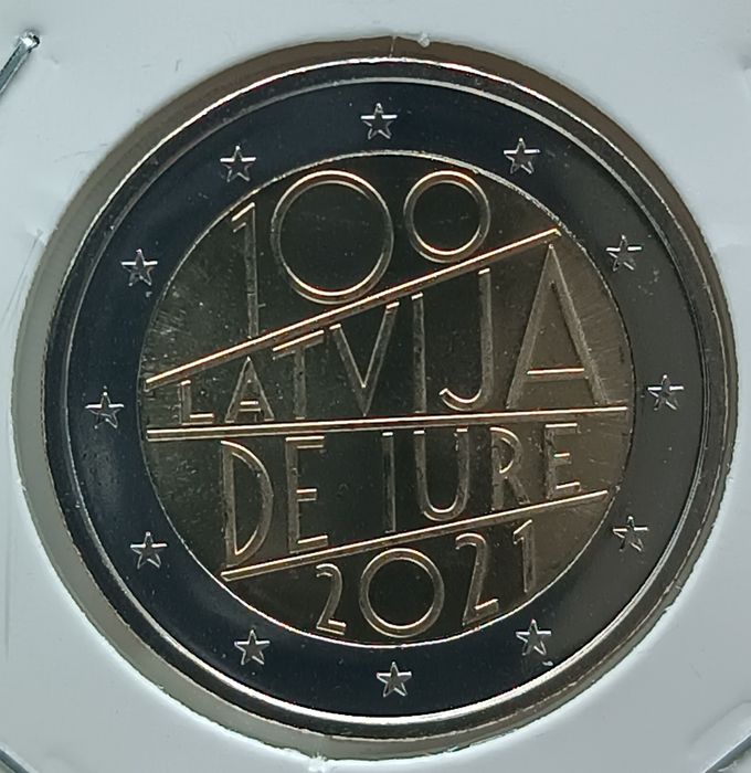 2€  moedas da Letónia ..