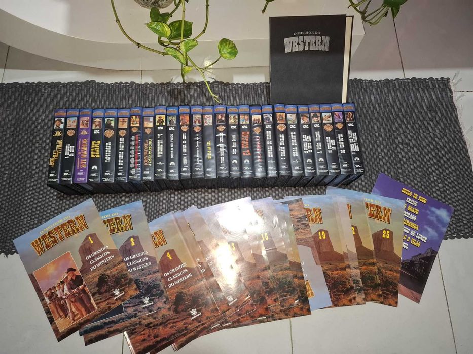 Lote de 25 Cassetes VHS "O Melhor do Western" - Lusomundo