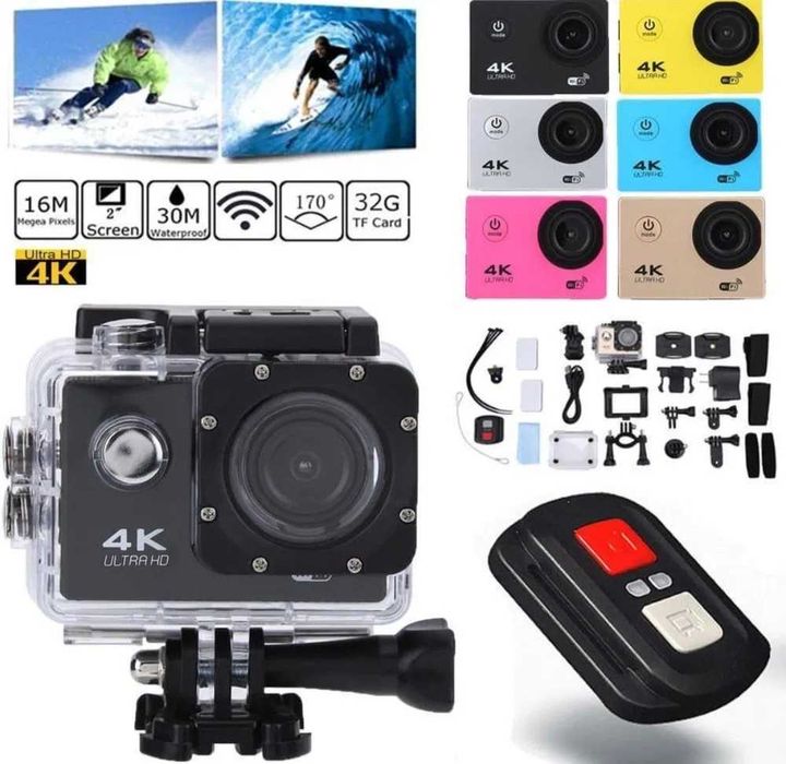 Бюджетная экшн-камера 4K Ultra HD Sports Cam с поддержкой Wi-Fi и пультом