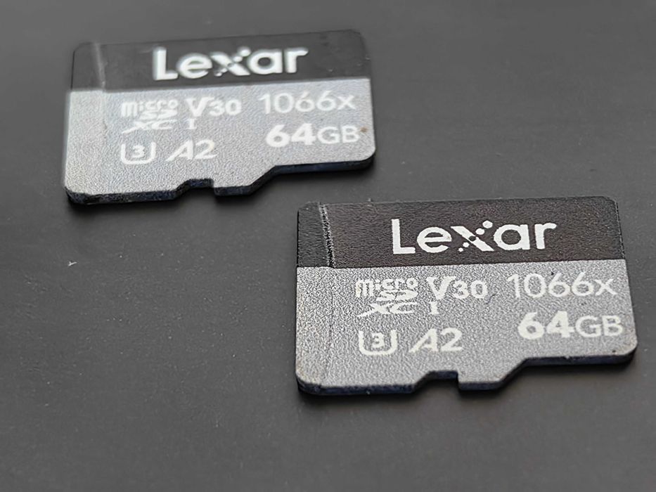Карта памʼяті Lexar Professional microSDXC SILVER Plus 64GB UHS-I A2 V30 (2 шт.)
