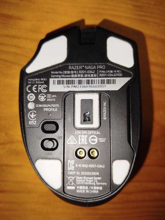 Rato Gaming Razer Naga Pro SEMINOVO - GARANTIA
