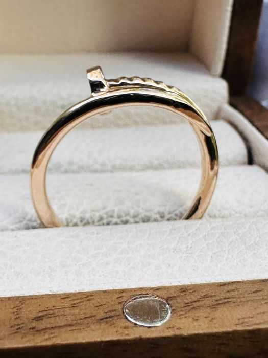Кольцо гвоздь  cartier 585