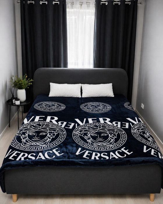 Koc z Mikrofibry 200x220 cm Miękki Stylowy Premium