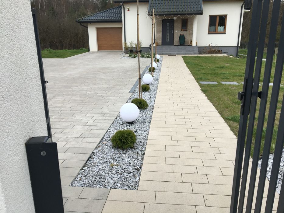 Brukarstwo Brukarz Układanie kostki brukowej