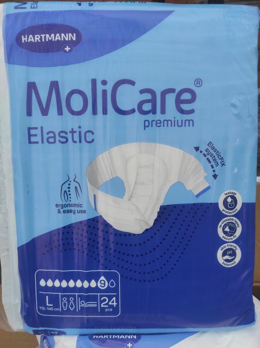Підгузки (памперси) для дорослих MoliCare, 9 крапель, розмір L, М