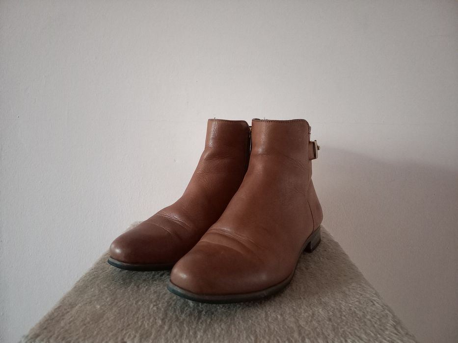 Eleganckie brązowe buty (trzewiki) damskie | r. 39 | Wojas