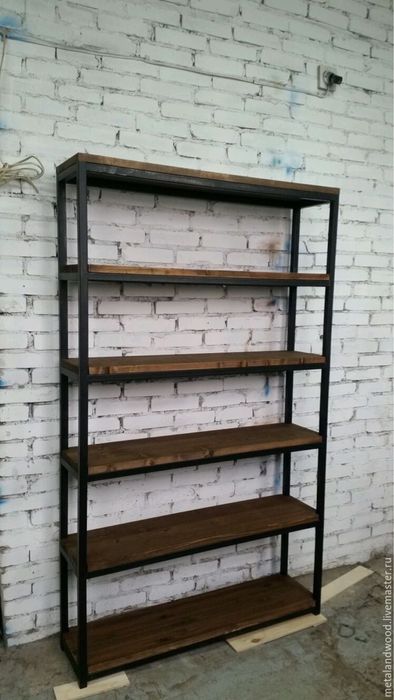 Кровать стелаж гардеробная и тд в стиле LOFT,виготовлення меблів LOFT