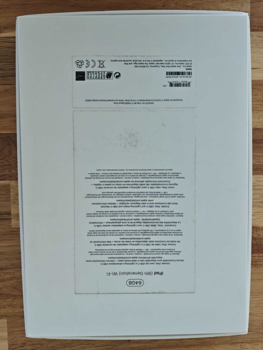 Apple iPad 9ª Geração 10.2" 64GB Wi-Fi Space Gray - Completo em Caixa (Como Novo)