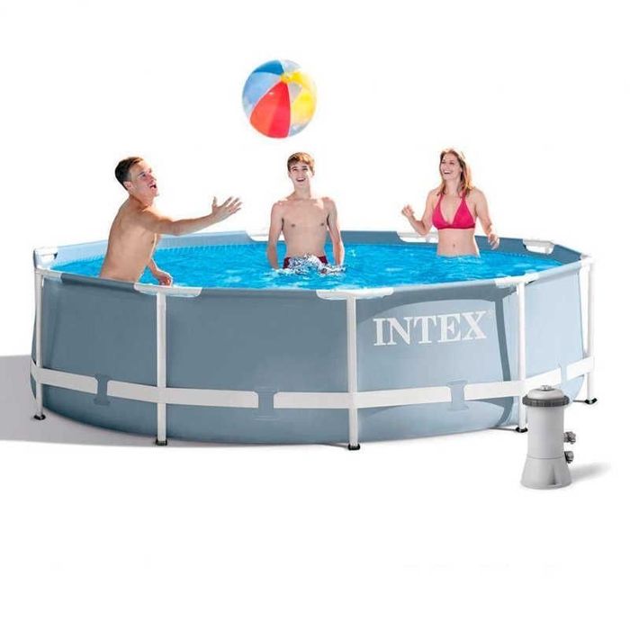 Каркасний басейн Intex 26706 SC, 305-99 см, насос