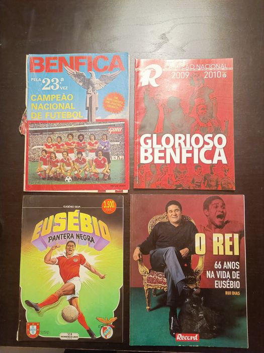 Lote revistas Benfica / Eusebio